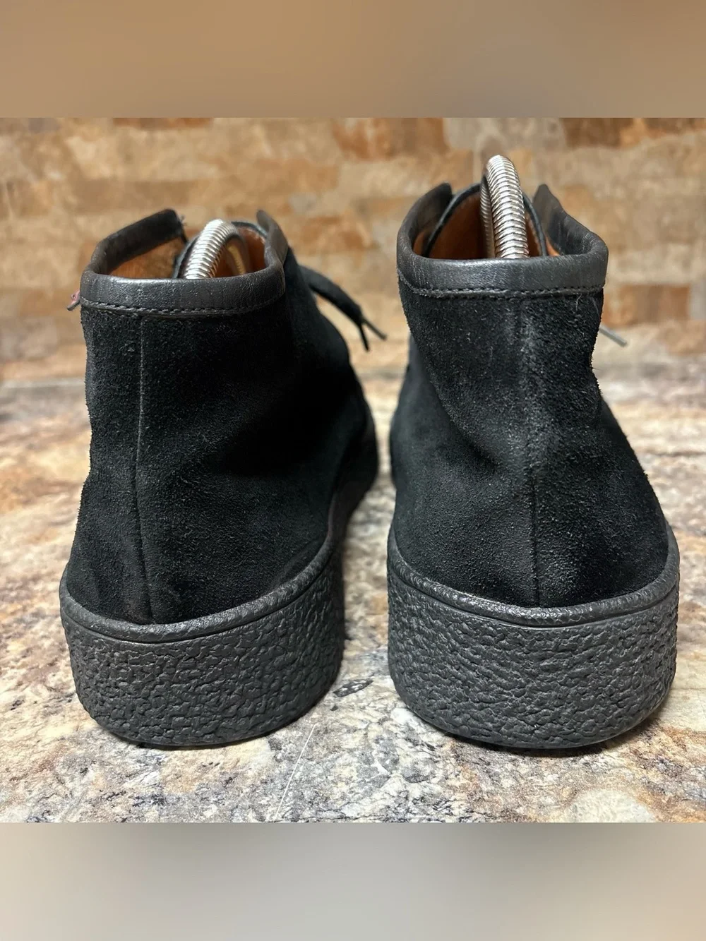 Vintage Y2K FUBU Black Suede Shoes Size 11